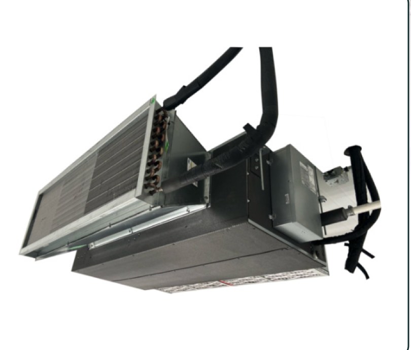 A ceiling-mounted EasyRoots VRF indoor unit